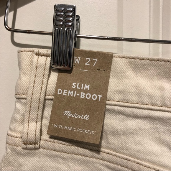 Madewell Slim Demi Boot Cut in Vintage Canvas Wash Jeans - Picture 5 of 5